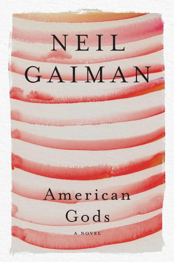 Book cover of American Gods by Neil Gaiman