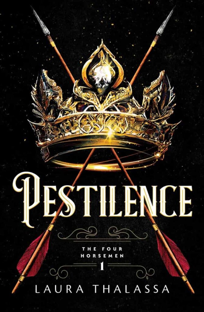 the book cover of Pestilence by Laura Thalassa
