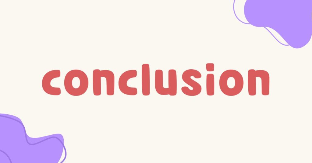 conclusion