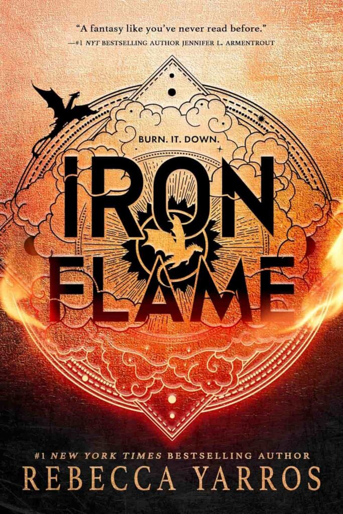 Book cover of Iron Flame, Iron Flame Spicy Chapters.