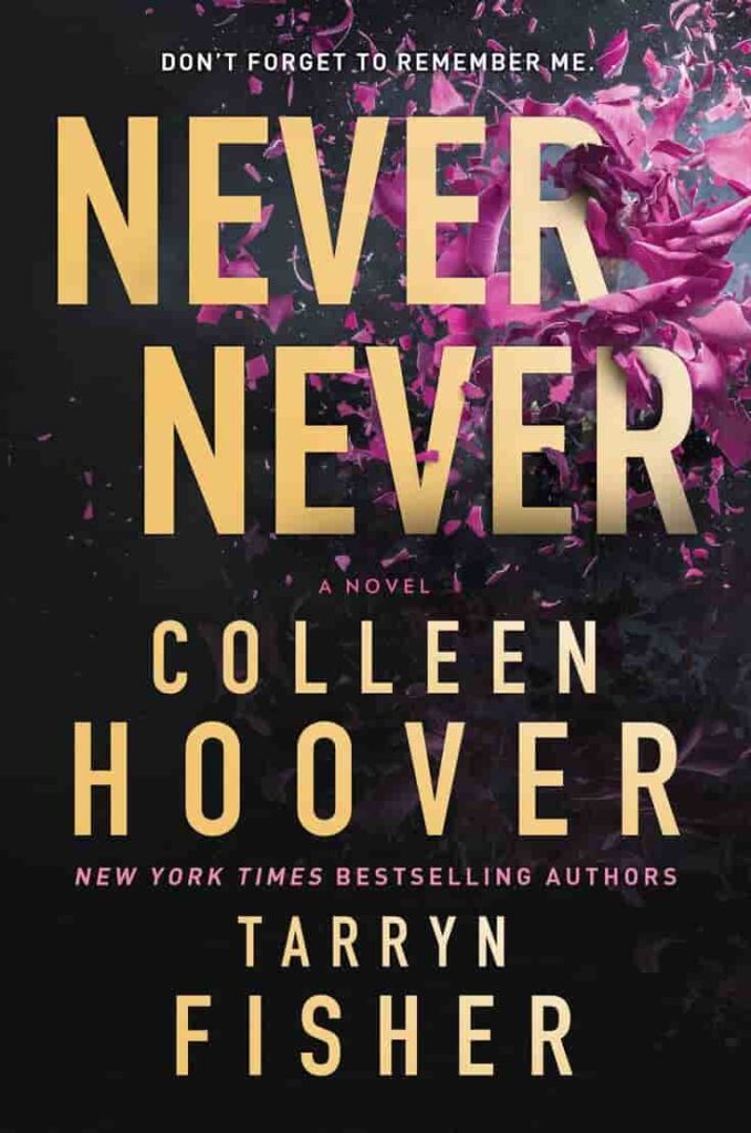 Book cover of Never Never by Colleen Hoover & Tarryn Fisher