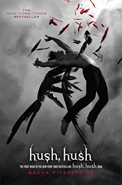Book cover of Hush, Hush by Becca Fitzpatrick